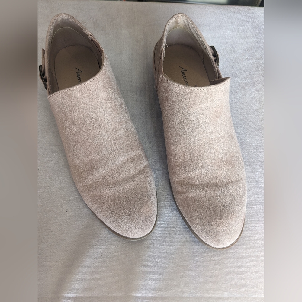 American Eagle Blush Pink Slip On Boots